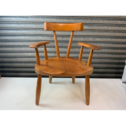 503 - Unusual chair with shaped seat