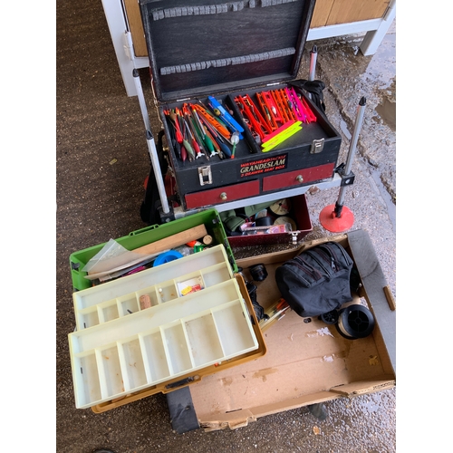 940 - Fishing Box and Contents