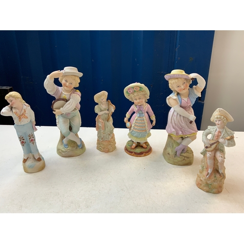 216 - Bisque Figurines