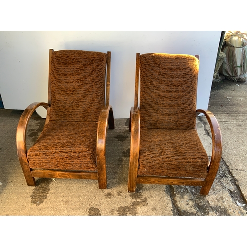 769 - Pair of Retro Armchairs