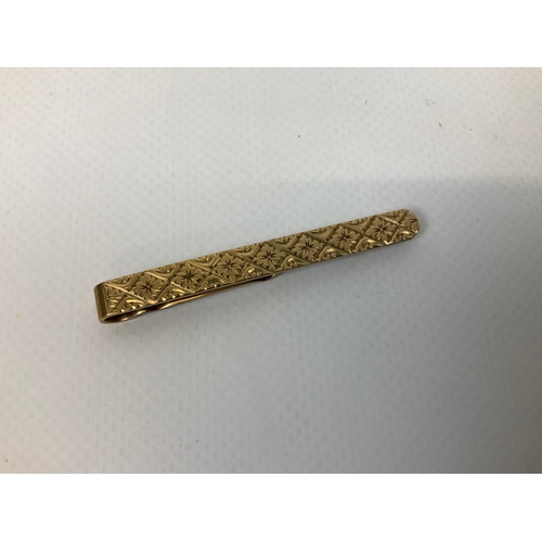 38 - 9ct Gold Tie Clip - 4.1g