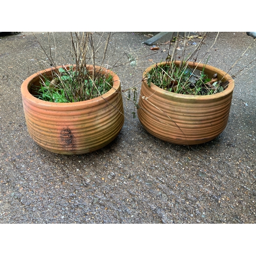 6 - Pair of Terracotta Planters