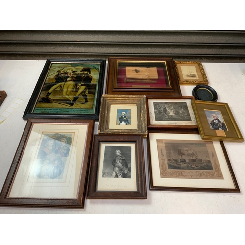 252 - Large Quantity of Lord Nelson Memorabilia - Pictures and China etc