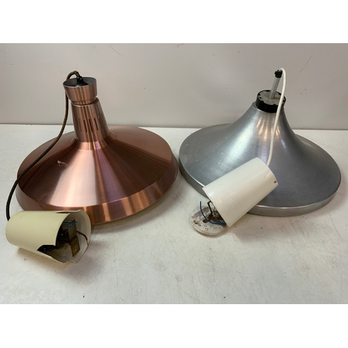 246 - 2x 1970s Ceiling Lights