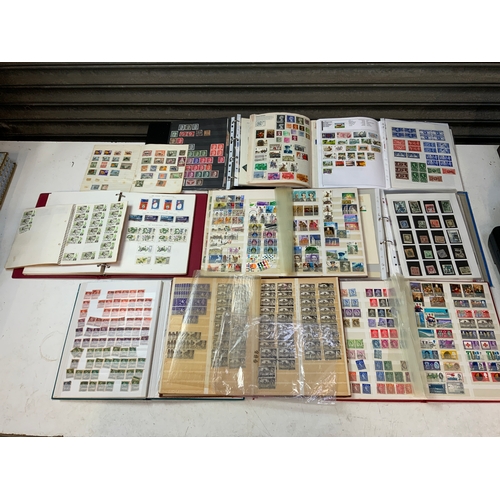 557 - Stamp Albums and Stamps - World and U.K.