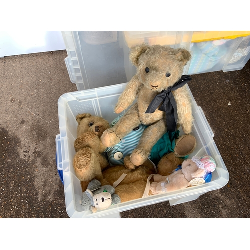 Storage Box and Contents - Bears