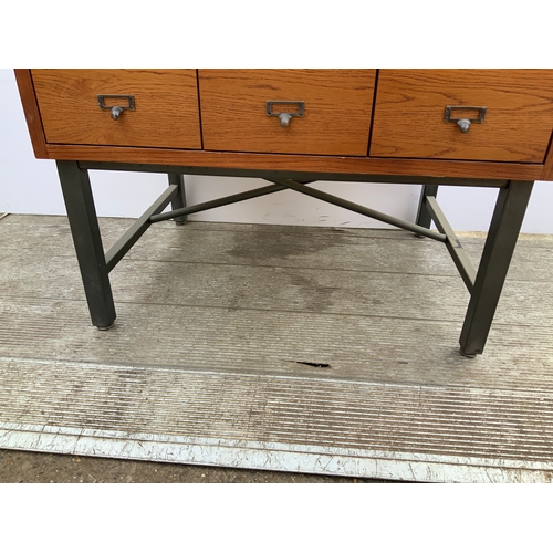 579 - White Stone Top Cabinet with Drawers