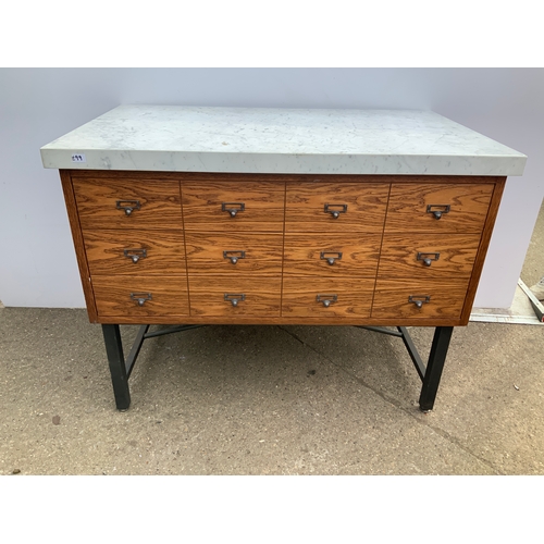 567 - White Stone Top Cabinet