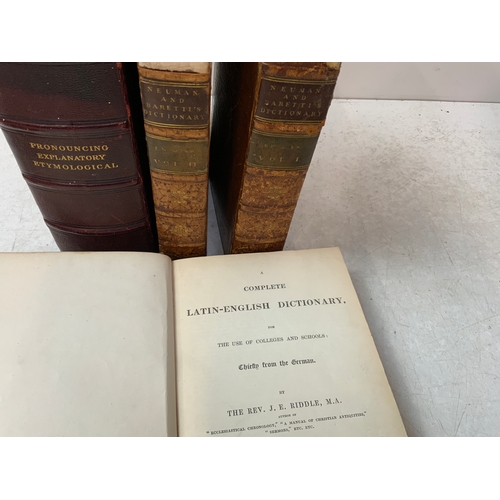 143 - Entick’s New Spelling Dictionary 1812 and 4 Others