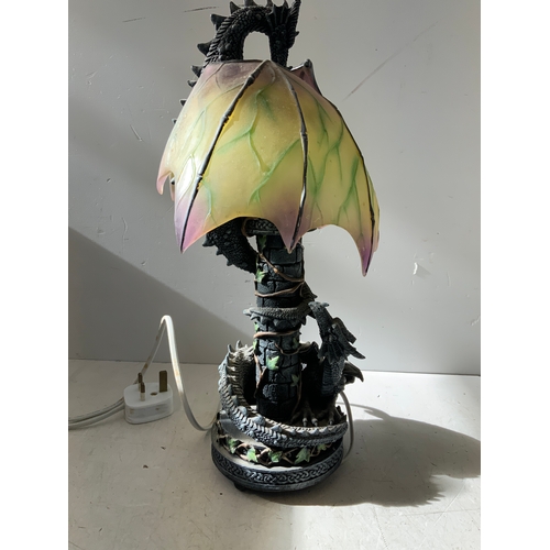223 - Fantasy Dragon Lamp