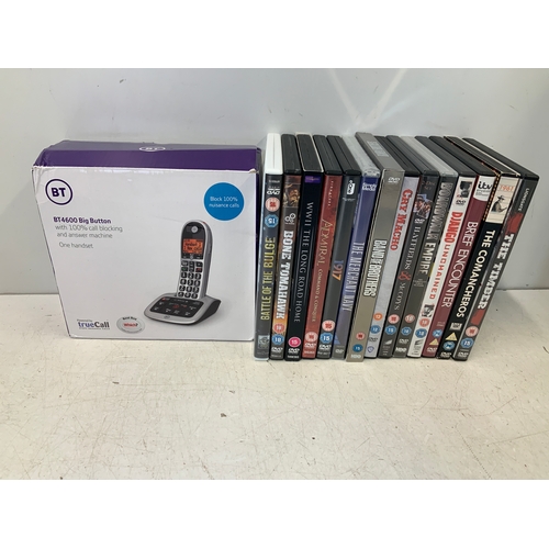 410 - Telephone and DVDs