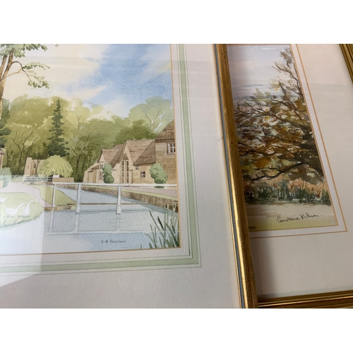 419 - 3x Framed Pictures