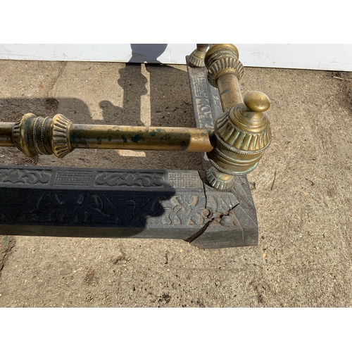 33 - Brass Fire Fender