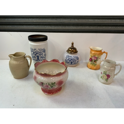 150 - Vintage Planter and other China