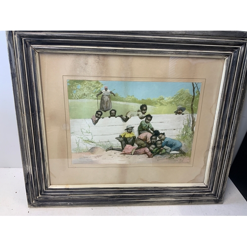 129 - Black Americana Print