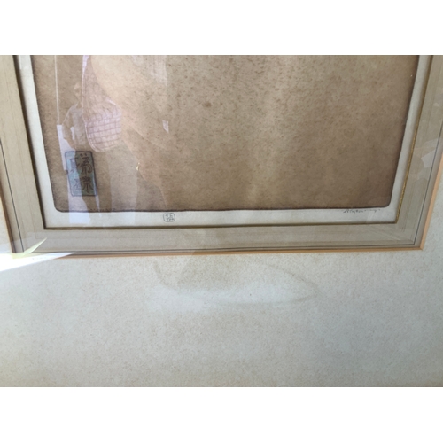 471 - Framed Oriental Print