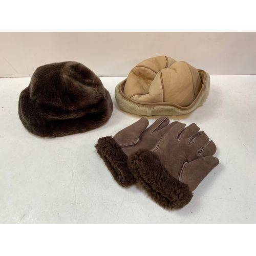265 - Sheepskin Hats and Gloves