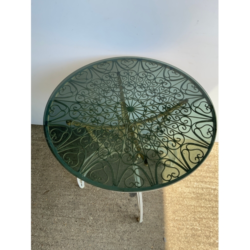 40 - Metal Garden Table