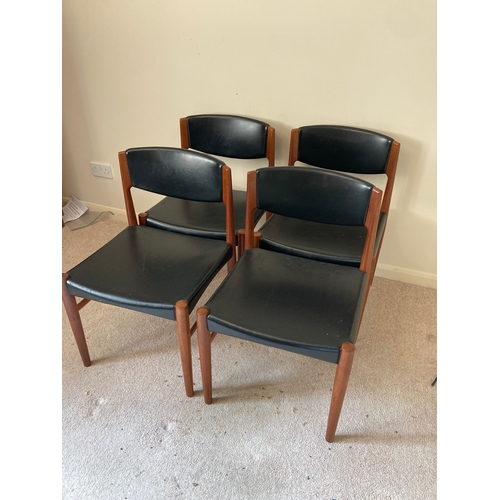 267 - 4x Retro Dining Chairs
