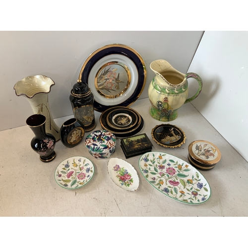 452 - Crown Devon Musical Jug and other China