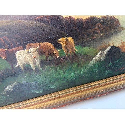 301 - Framed Oil on Canvas