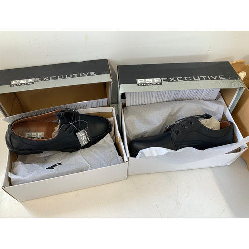 457 - 2x Pairs of Safety Shoes - Size 8 and 12