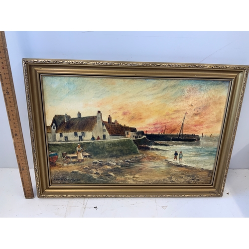 475 - Framed Oil on Board