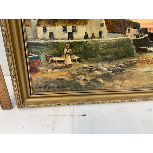 475 - Framed Oil on Board