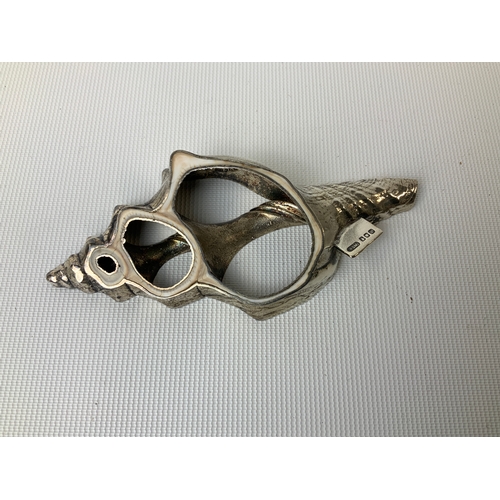 122 - Silver Seashell - 12cm