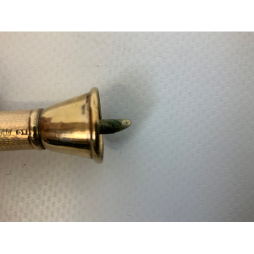 170 - 9ct Gold Cigar Piercer - 8.2g