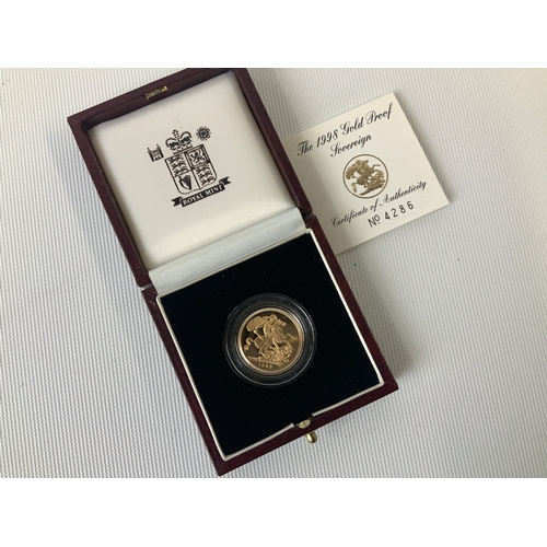 153 - 1998 Gold Sovereign