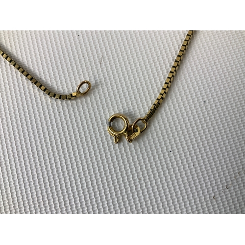 168 - 9ct Gold Necklace - 36cm - 4.1g