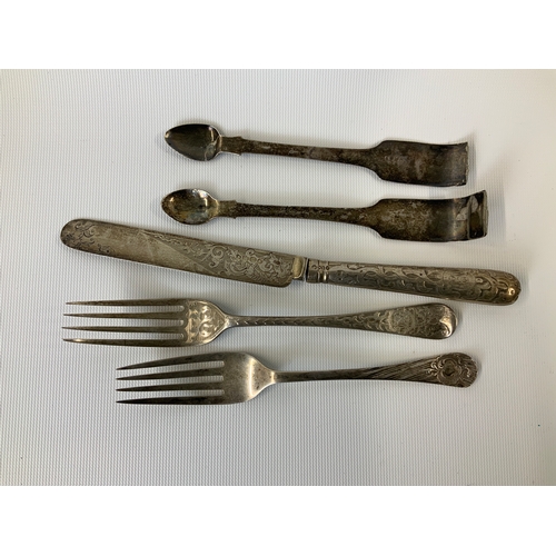 357 - Silver Cutlery - 155g