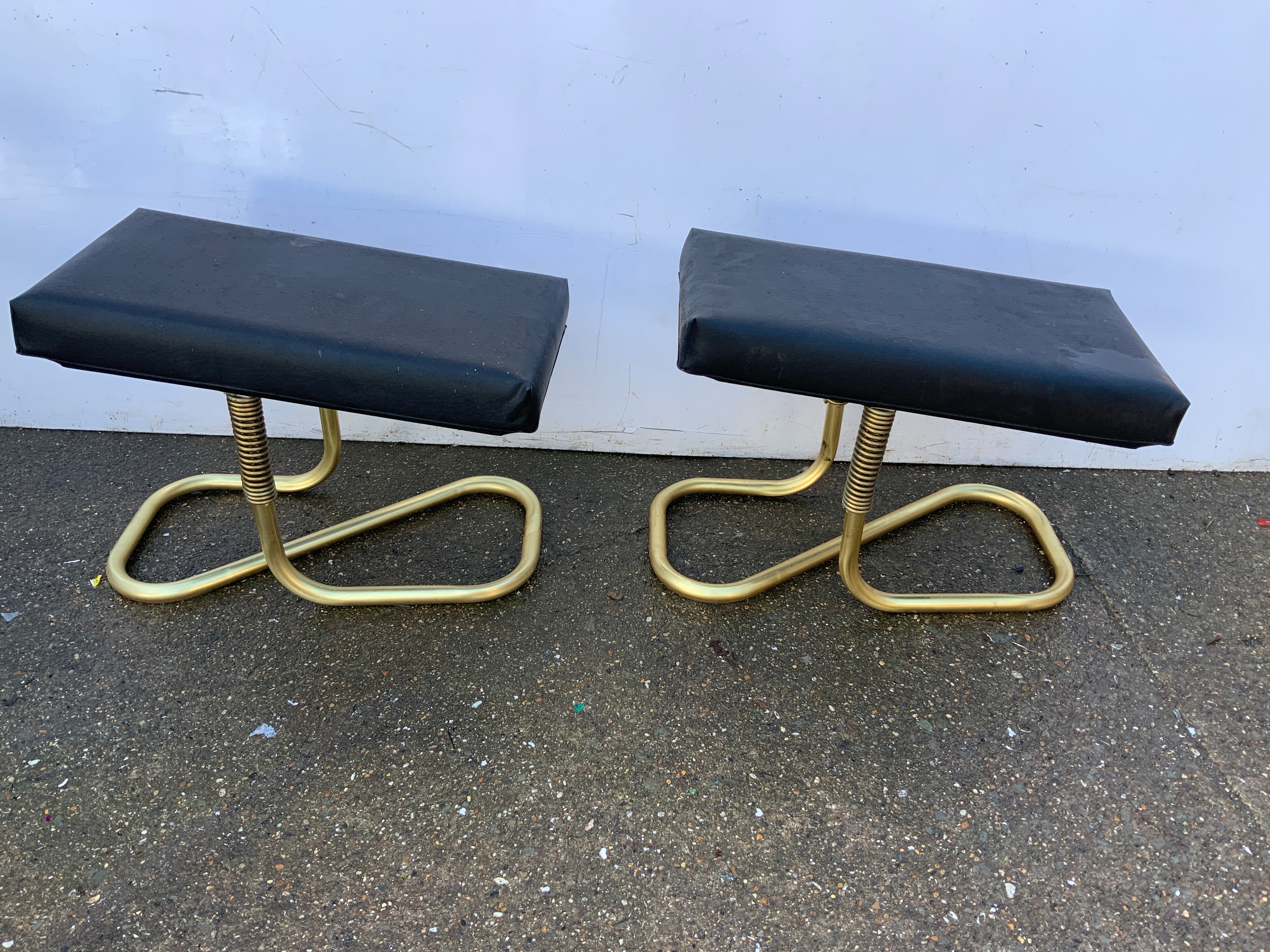 Pair of Retro Footstools