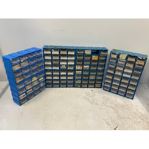 Stacking Workshop Storage Drawers and Contents - Screws and Nails