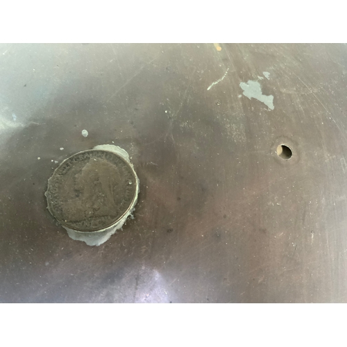 241 - Copper Tray and Kettle