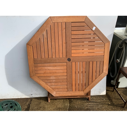 123 - Wooden Garden Table