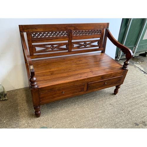 131 - Bench with Drawers