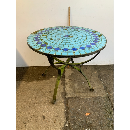 105 - Mosaic Garden Table