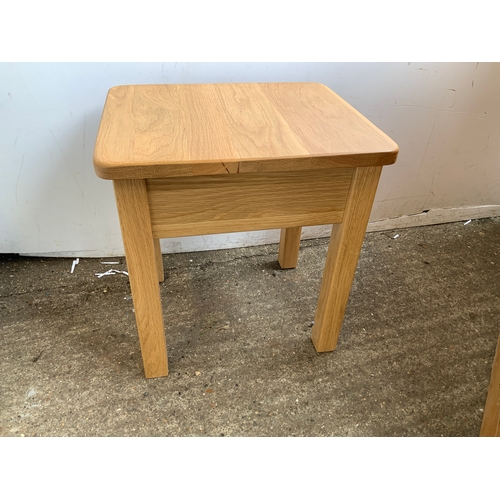 791 - Oak Lamp Table...