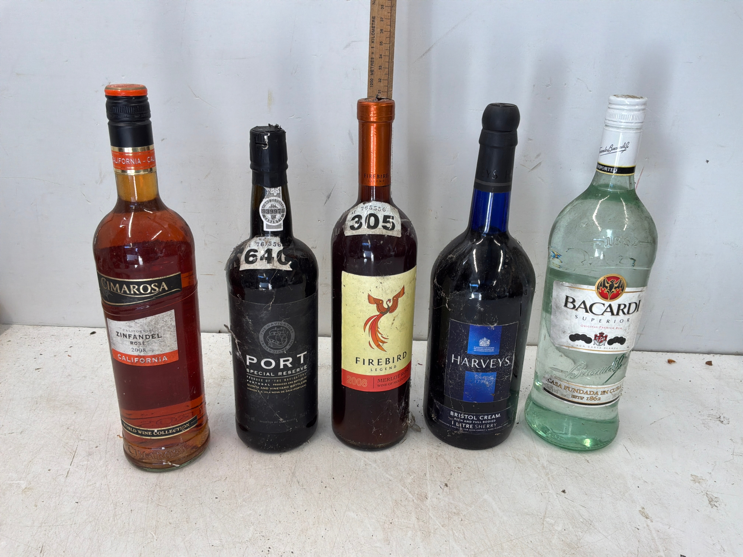 Bottles of Alcohol