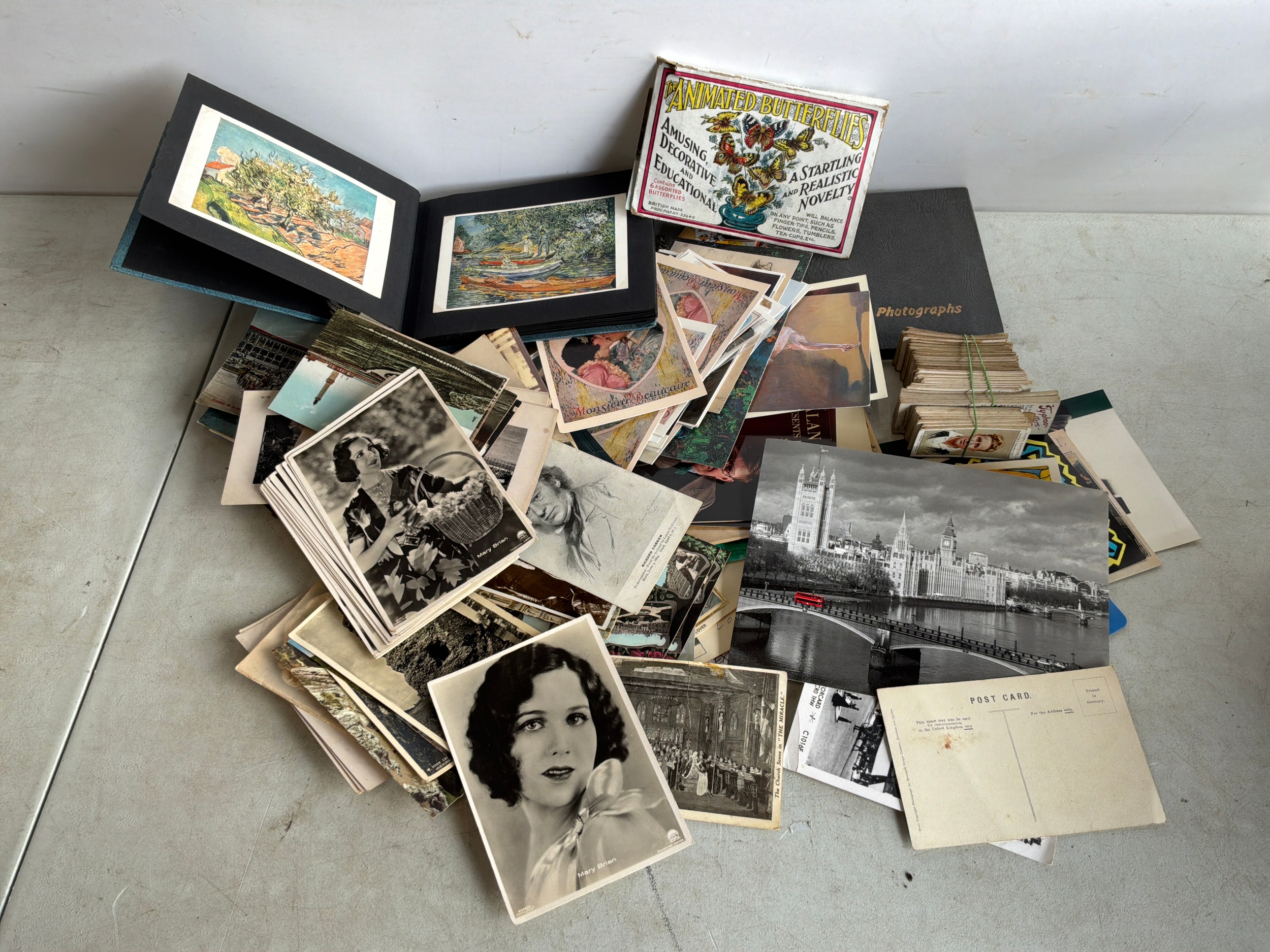 Postcards and Cigarette Cards