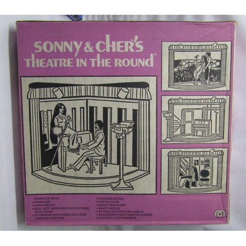 53 - Sonny & Cher's Theatre In The Round playset, by Mego 1977