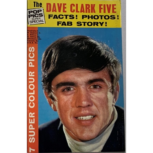 68 - Dave Clark Five Handbill for July 12th Melodyland Theatre, with Sonny & Cher. Also Dave Clark Five P... 