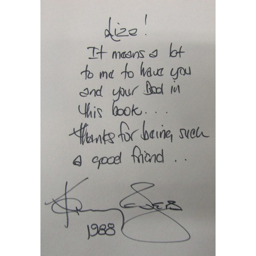 90 - Kenny Rogers Your Friend And Mine Book inscribed “Liza it means a lot to me to thank you and your da... 