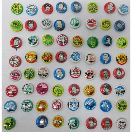 112 - Large Collection of Rowan and Martin button badges 60+