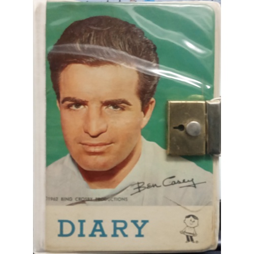 117 - Ben Casey Notebook, Autograph Book, Diary and Wallet all Bing Crosby Productions 1962 (4)