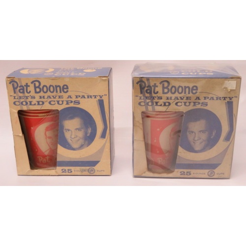 126 - Pat Boone Lets Have A Party Plates, Cups and Napkins (8)