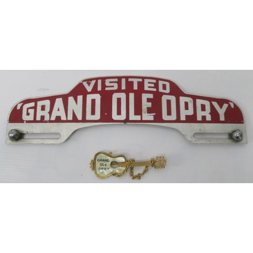 136 - Collection of Grand Ole Opry souvenirs and promotional items