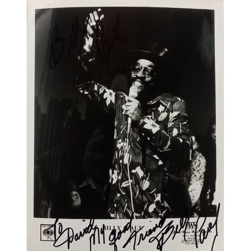 153 - The O’Jays & Billy Paul Tour Programme with signed Billy Paul Photograph